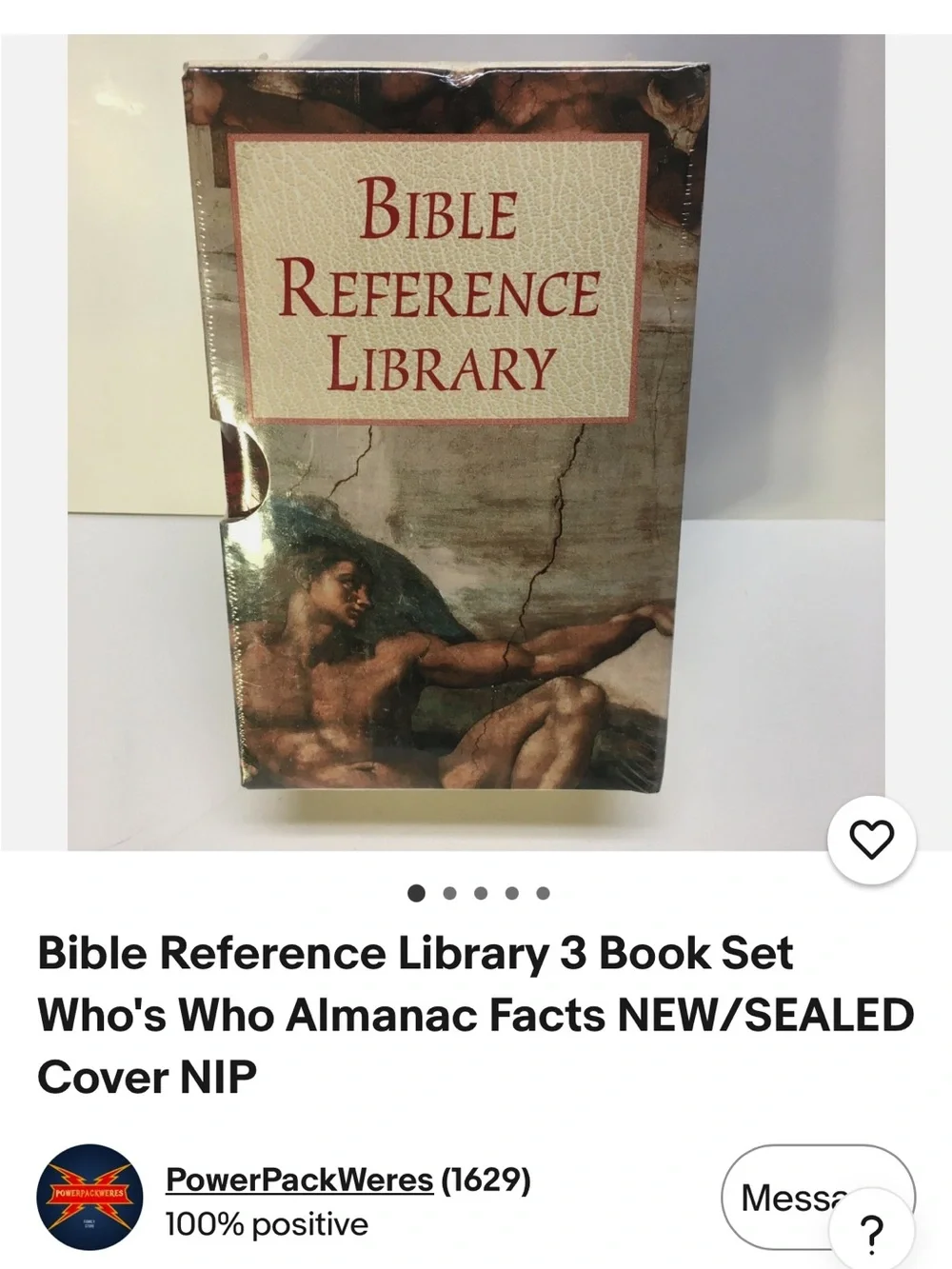 Bible Reference Book Set - Cream Covers